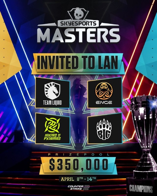 Counter-Strike 2Skyesports Masters 2024Team LiquidENCENinjas in PyjamasBIG
